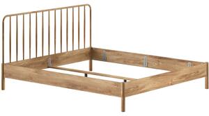 Vipack Dubová postel Olive 160 x 200 cm s čelem
