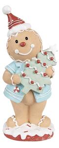 Vánoční perníček se stromečkem Gingerbread Man Pastello - 11*8*25 cm