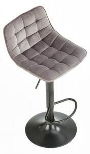 HALMAR Barová židle Forbia šedá