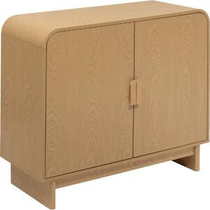 Komoda se 2 dvíky a 2 policemi, béová, 100 x 40 cm – Atmosphera, designér interiér