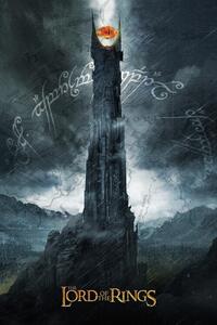 Umělecký tisk Pán Prstenů - Sauronova věž, (26.7 x 40 cm)