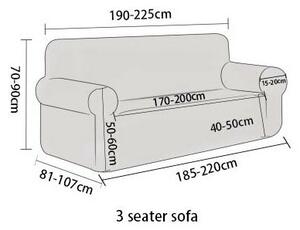 Napínací potah na sedačku Flora, 190 - 230 cm