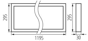 Kanlux 39236 - LED Podhl. panel BLINGO AIO LED/38W/230V 120x30 cm CRI 90