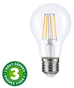 Prémiová retro LED žárovka E27 6W 630lm, teplá, filament, ekv. 50W, 3 roky záruka