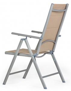 Hector Sada zahradního nábytku - stůl 150 cm + 6 židlí Dizu béžová