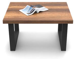 Hanah Home Konferenční stolek MN02 - BA 80 cm ořech/antracit