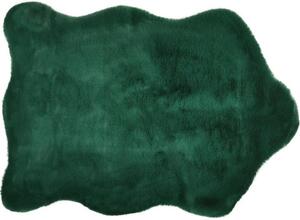 Kontrast Kusový koberec s krátkým vlasem OSLO 60 x 85 cm - tmavě zelený