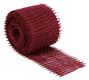 Bellatex Jutový dekorační pásek 3m x 4 cm červená