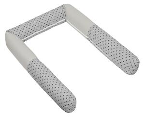 Bellatex Mantinel do postele VÁLEC průměr 16x280 cm Hvězdička šedá