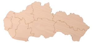 ČistéDřevo Dřevěná mapa Slovenska