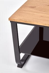 HALMAR Konferenční stolek Arti zlatý dub/černý
