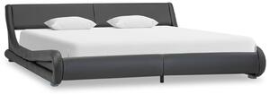 Rám postele šedý umělá kůže 180 x 200 cm