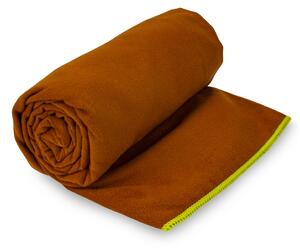 Rychleschnoucí ručník 80 x 130 cm hnědá samostatně
