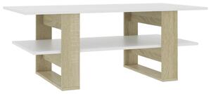 Konferenční stolek bílý dub sonoma 110 x 55 x 42 cm dřevotříska