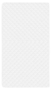 Prošívaný chránič matrace bílý 120 x 200 cm lehký