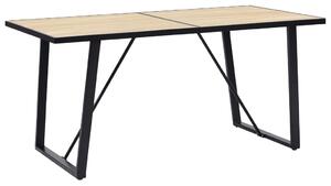 Jídelní stůl dubový 140 x 70 x 75 cm MDF