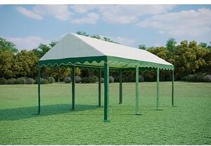 Párty stan 3x6m - PVC Standard Ohnivzdorný barva Zeleno-bílá