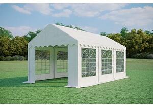 Párty stan 3x6m - PVC Standard Ohnivzdorný barva Zeleno-bílá