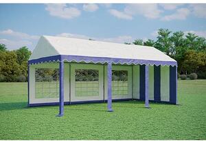 Párty stan 3x6m - PVC Standard Ohnivzdorný barva Zeleno-bílá