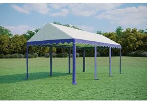 Párty stan 3x6m - PVC Standard Ohnivzdorný barva Zeleno-bílá