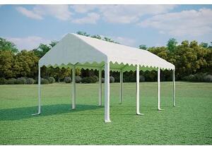 Párty stan 3x6m - PVC Standard Ohnivzdorný barva Zeleno-bílá
