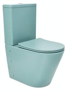 Wc kombi komplet kombinovaný SAT Infinitio zelená mat vario odpad SATINF031VPSNLGEM