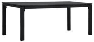 Konferenční stolek černý 98 x 48 x 39 cm HDPE dřevěný vzhled