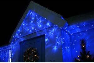 SPRINGOS LED krápníky 22,5 m, 500 LED, IP44, 8 světelných módů, modrá