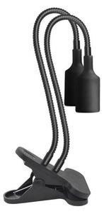 Flexibilní stolní lampa s klip pro pěstování rostlin PLANTY 2xE27/30W/230V černá