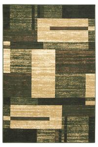Makro Abra Moderní kusový koberec Gold 276/32 geometrický zelený Rozměr: 140x200 cm