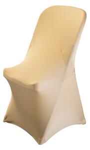 TENTino Elastický potah na skládací židli PTH01 Barva ubrusu: ŠAMPAŇ / CHAMPAGNE
