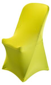 TENTino Elastický potah na skládací židli PTH01 Barva ubrusu: SVÍTIVĚ ŽLUTÁ / YELLOW