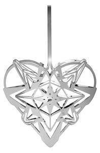 Rosendahl Vánoční ozdoba Pendant Heart - Silver RSD104