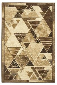 Makro Abra Moderní kusový koberec Gold 417/12 hnědý béžový Rozměr: 80x150 cm