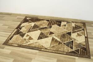 Makro Abra Moderní kusový koberec Gold 417/12 hnědý béžový Rozměr: 140x200 cm
