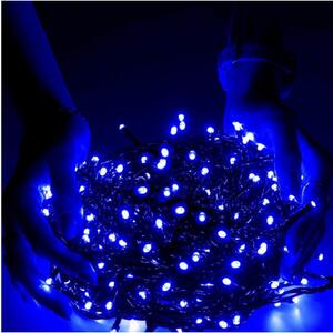 SPRINGOS LED světelný řetěz Mikro 19,5 m, 300 LED, IP44, modrá CL0327