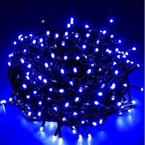 SPRINGOS LED světelný řetěz Mikro 19,5 m, 300 LED, IP44, modrá