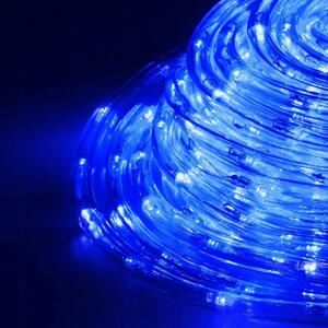 SPRINGOS LED světelný had Mikro 10 m, 240 LED, IP44, 8 světelných módů, modrá CL1203