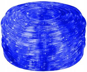 SPRINGOS LED světelný had Mikro 10 m, 240 LED, IP44, 8 světelných módů, modrá