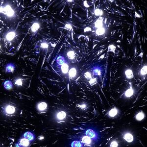 SPRINGOS LED světelný řetěz Mikro 81,5 m, 1000 LED, IP44, studená bílá/modrý blesk CL1007