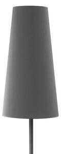 TK LIGHTING Stolní lampa - UMBRELLA 5175, Ø 16 cm, 230V/15W/1xE27, tmavě šedá/černá