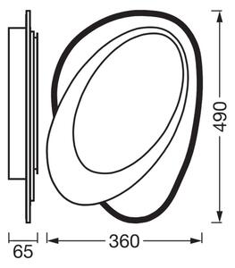 Osram - LED Stmívatelné stropní svítidlo ORBIS LAYERS LED/50W/230V 2600-6000K+DO