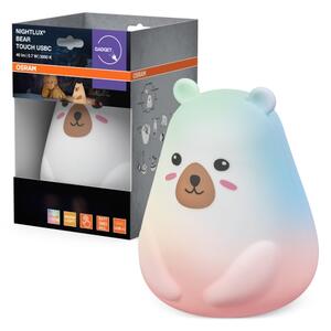 Osram - LED RGBW Dětská dotyková lampička NIGHTLUX BEAR LED/0,7W/3,7V 1200 mAh