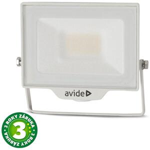Prémiový ultratenký LED reflektor bílý 20W 2000lm, denní, s přípravou na čidlo, 3 roky
