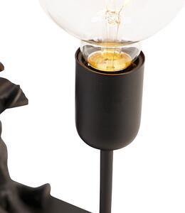Vintage stolní lampa černá - Elefant Sidde