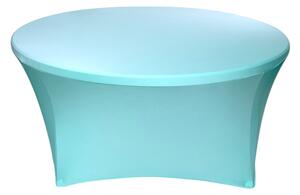 TENTino Elastický ubrus STANDARD na kulatý stůl 180 cm Barva ubrusu: SVĚTLE MODRÁ / SKY BLUE