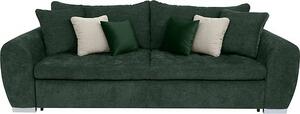 Nábytkáři BRW GASPAR IV MEGA LUX 3DL - ozd.polštáře Kronos 14 green, City 5 beige, City 36 green/City 36 green - korpus (FL13-K1230) (BRW COMFORT)