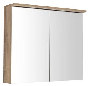Aqualine Aqualine, KAWA STRIP Galerka s LED osvětlením 80x70x22cm, dub emporio, WGL38S