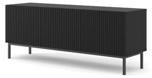 TV skříňka/stolek 3D 150 Rowanna (černá). Akce -18%