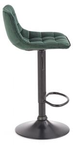 HALMAR Barová židle Forbia tmavě zelená